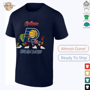 Indiana Pacers Marvel Avengers abbey road shirt