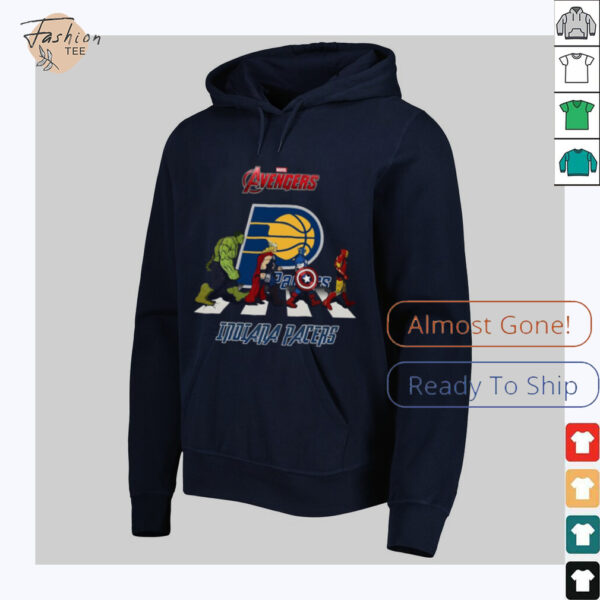 Indiana Pacers Marvel Avengers abbey road shirt