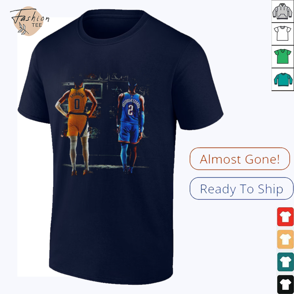 Indiana Pacers Vs Oklahoma City Thunder Goats Haliburton vs SGA NBA Finals shirt Indiana Pacers Vs Oklahoma City Thunder Goats Haliburton vs SGA NBA Finals shirt