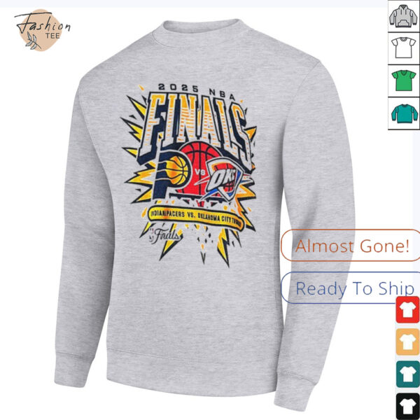 Indiana Pacers vs Oklahoma City Thunder 2025 NBA Finals Matchup gameday shirt