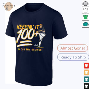 Jacob Misiorowski Keepin' It 100+ Milwaukee Baseball Shirt