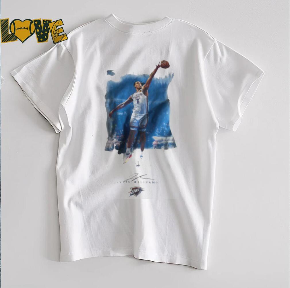Jaylin Williams Oklahoma City Knicks basketball signature shirt Jaylin Williams Oklahoma City Knicks basketball signature shirt