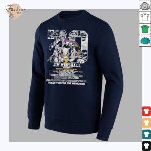 Jim Marshall Minnesota Vikings 1937 2025 Thank You For The Memories T shirts