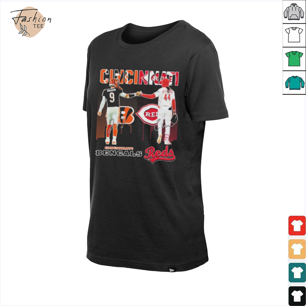 Joe Burrow And Elly De La Cruz Cincinnati Bengals X Cincinnati Reds Signatures T shirts Joe Burrow And Elly De La Cruz Cincinnati Bengals X Cincinnati Reds Signatures T shirts