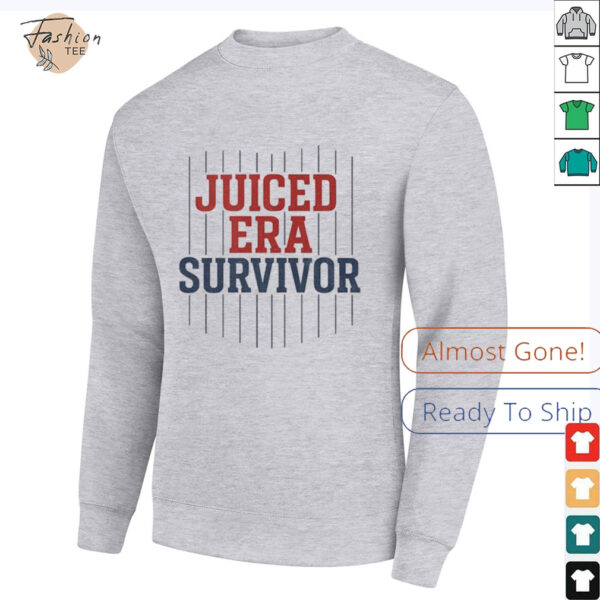 Juiced Era survivor baseball fan funny shirt