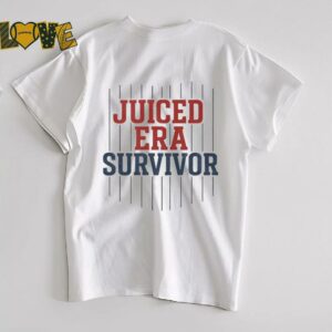 Juiced Era survivor baseball fan funny shirt