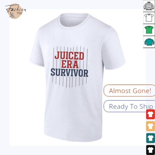 Juiced Era survivor baseball fan funny shirt