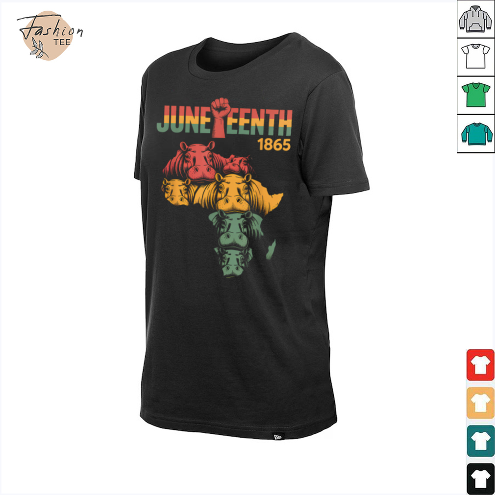 Juneteenth Hippo Black African June 19th Men Women Kids T Shirt Juneteenth Hippo Black African June 19th Men Women Kids T Shirt