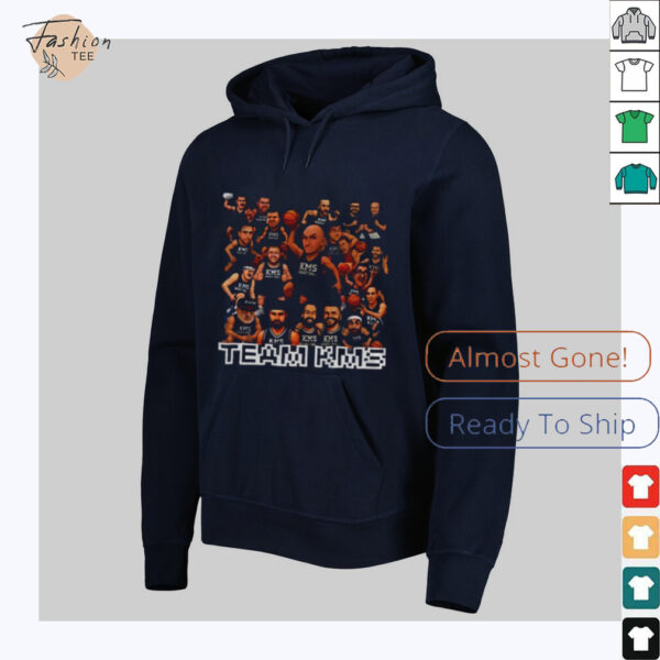 KMS NBA Basketball all team players cartoon shirt