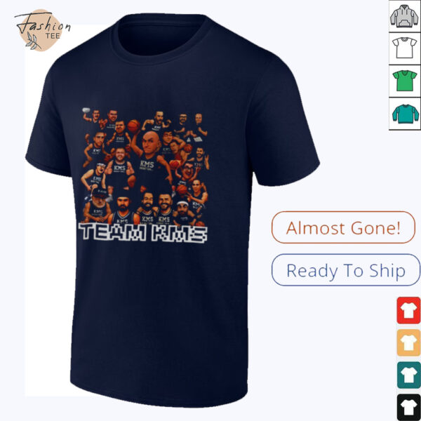 KMS NBA Basketball all team players cartoon shirt