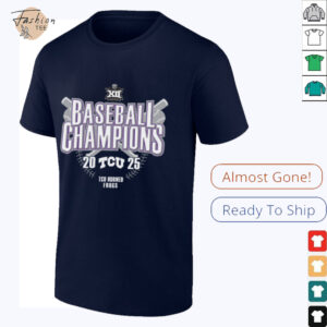 Kansas State Wildcats 2025 Big 12 Baseball Conference Tournament Champions Locker Room T Shirt