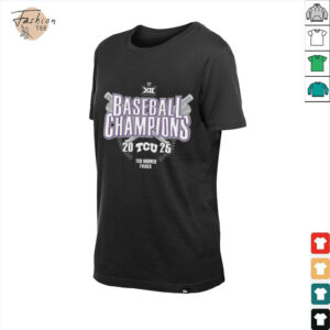 Kansas State Wildcats 2025 Big 12 Baseball Conference Tournament Champions Locker Room T Shirt