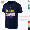 LSU Tigers NCAA Baseball 2025 Champions Locker Room T Shirt Men’s College World Series Winner
