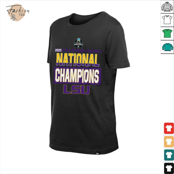 LSU Tigers NCAA Baseball 2025 Champions Locker Room T Shirt Men’s College World Series Winner