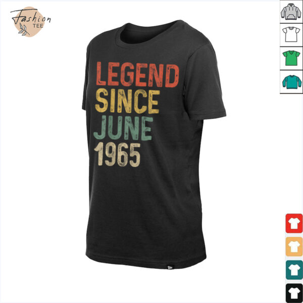 Legend 1965 60th Birthday Gifts for Men Women 60 Year Old T Shirt