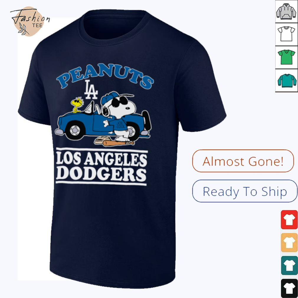 Los Angeles Dodgers Peanuts Snoopy Shirt - Front View