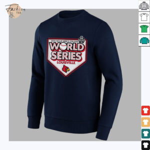 Louisville Cardinals MCWS 2025 College World Series Gray T Shirt