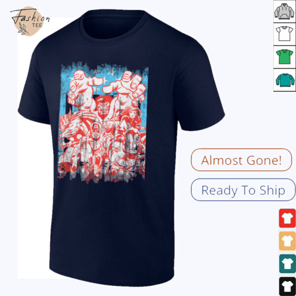 Marvel Comics Retro Classic 4th Of July Distressed Poster T Shirt