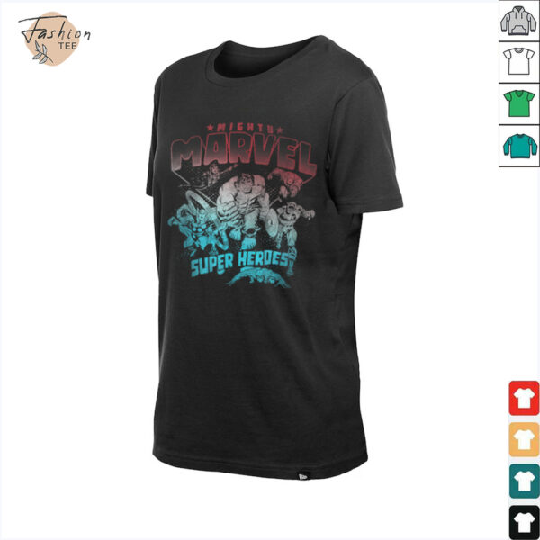 Marvel Comics Retro Classic 4th Of July Mighty Super Heroes T Shirt