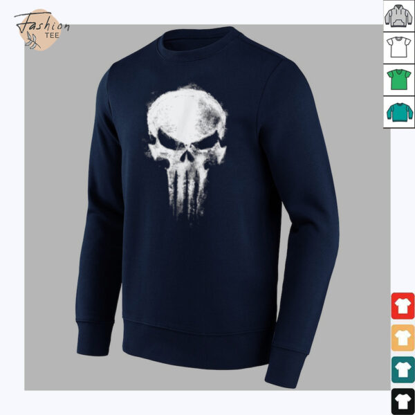 Marvel Daredevil Born Again The Punisher Grunge Style Skull T Shirt