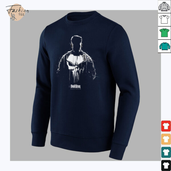 Marvel Daredevil Born Again The Punisher In The Shadows T Shirt