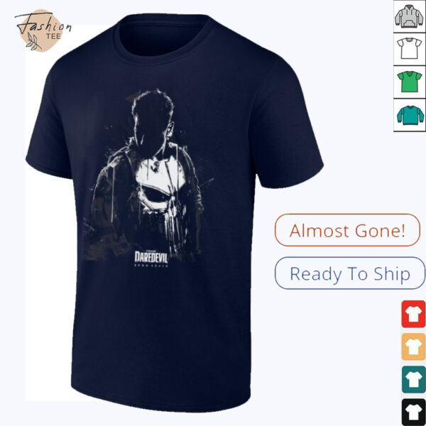 Marvel Daredevil Born Again The Punisher Silhouette T Shirt