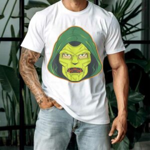 Marvel Doctor Doom Halloween Retro Vintage Mask Costume T Shirt