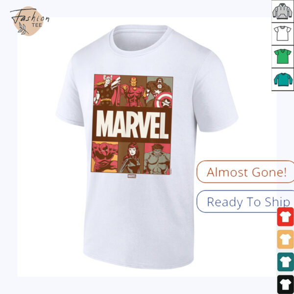 Marvel   Fall Color Grid T Shirt