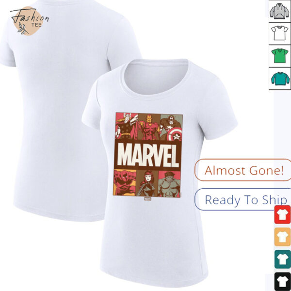 Marvel   Fall Color Grid T Shirt