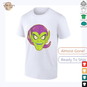 Marvel Green Goblin Halloween Retro Vintage Mask Costume T Shirt