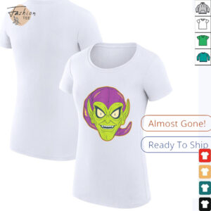 Marvel Green Goblin Halloween Retro Vintage Mask Costume T Shirt