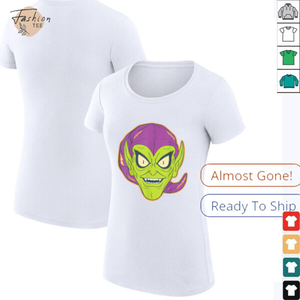 Marvel Green Goblin Halloween Retro Vintage Mask Costume T Shirt