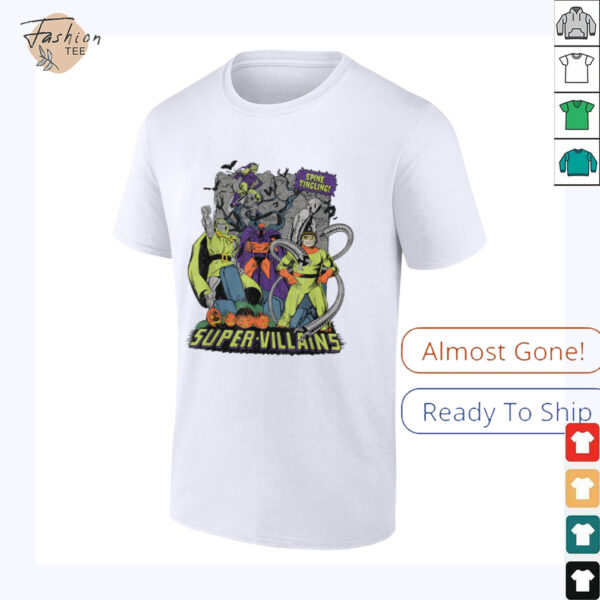 Marvel Halloween Spine Tingling Super Villains T Shirt