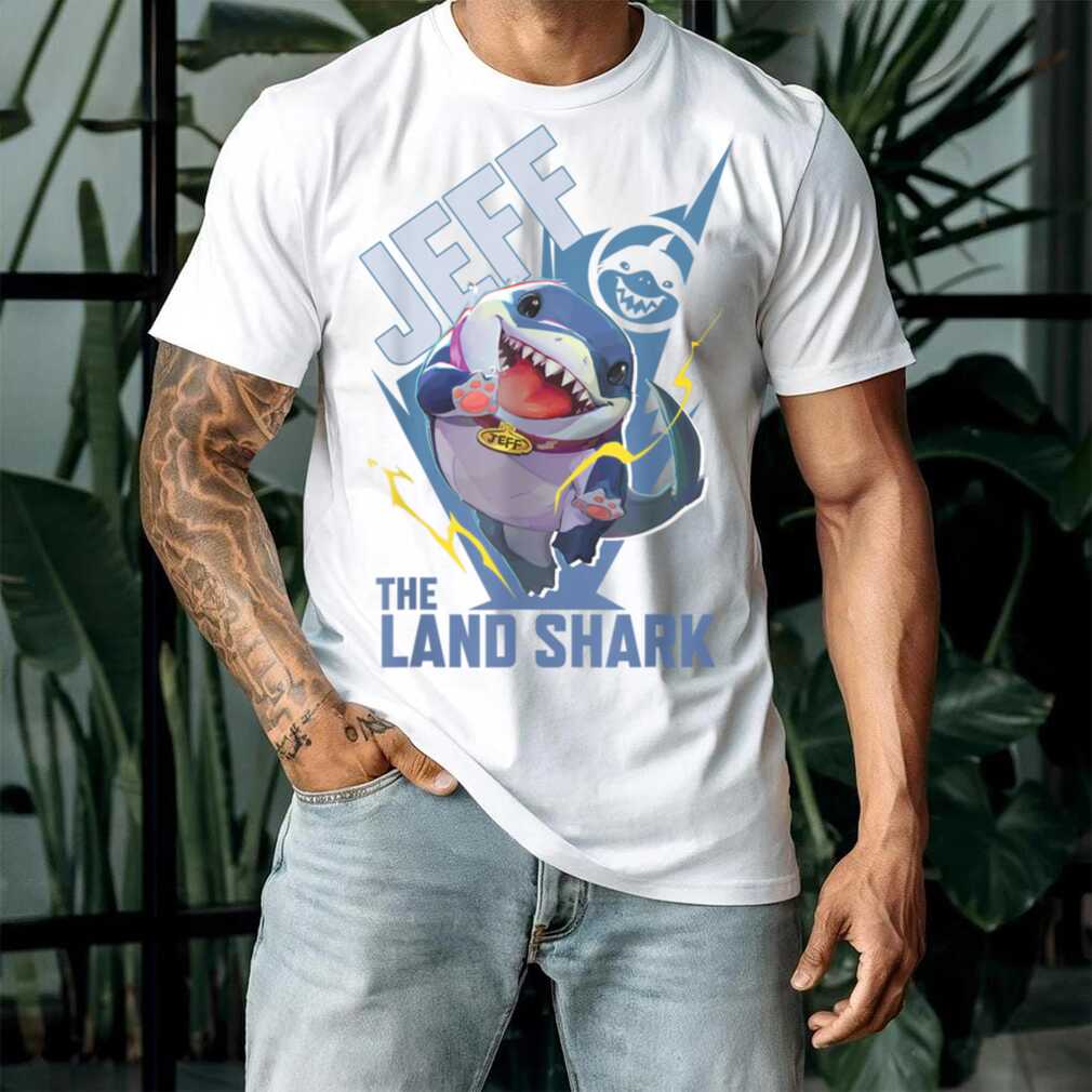 Marvel Rivals Gamerverse PVP Super Hero Jeff the Land Shark T Shirt - Back View