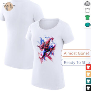 Marvel Spider Man 4th Of July Spider Man Americana Drip T Shirt