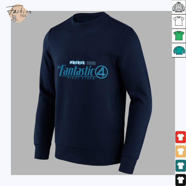 Marvel The Fantastic Four_ First Steps Official Movie Logo T Shirt