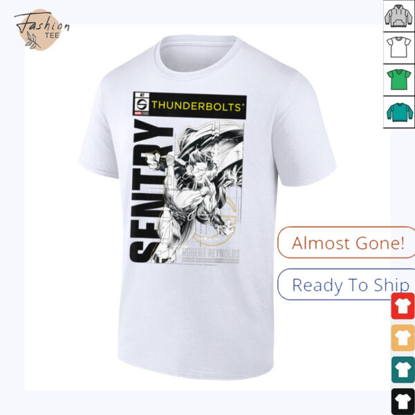 Marvel Thunderbolts Robert Reynolds Sentry Sketch Poster T Shirt