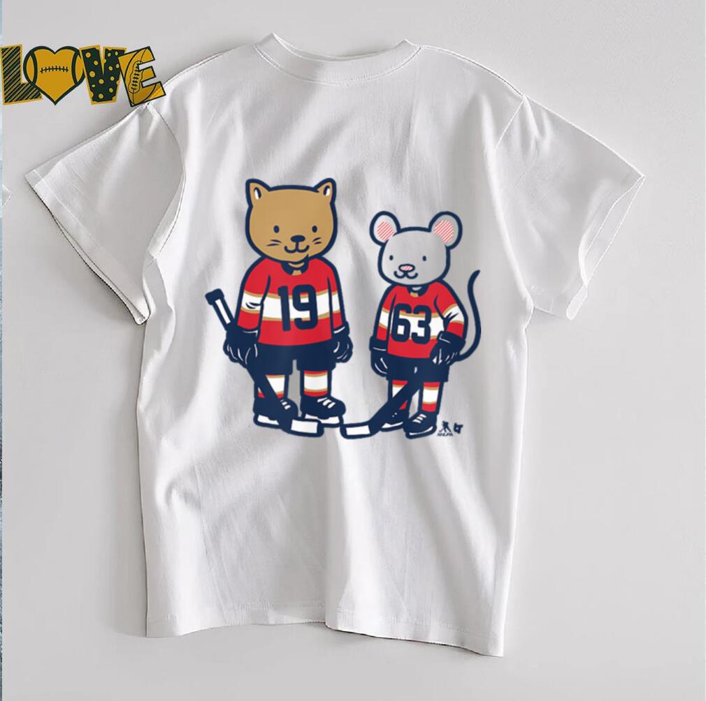 Matthew Tkachuk & Brad Marchand Cat & Rat Florida Hockey T Shirt Matthew Tkachuk & Brad Marchand Cat & Rat Florida Hockey T Shirt