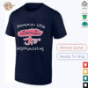 Red 4 star T shirt