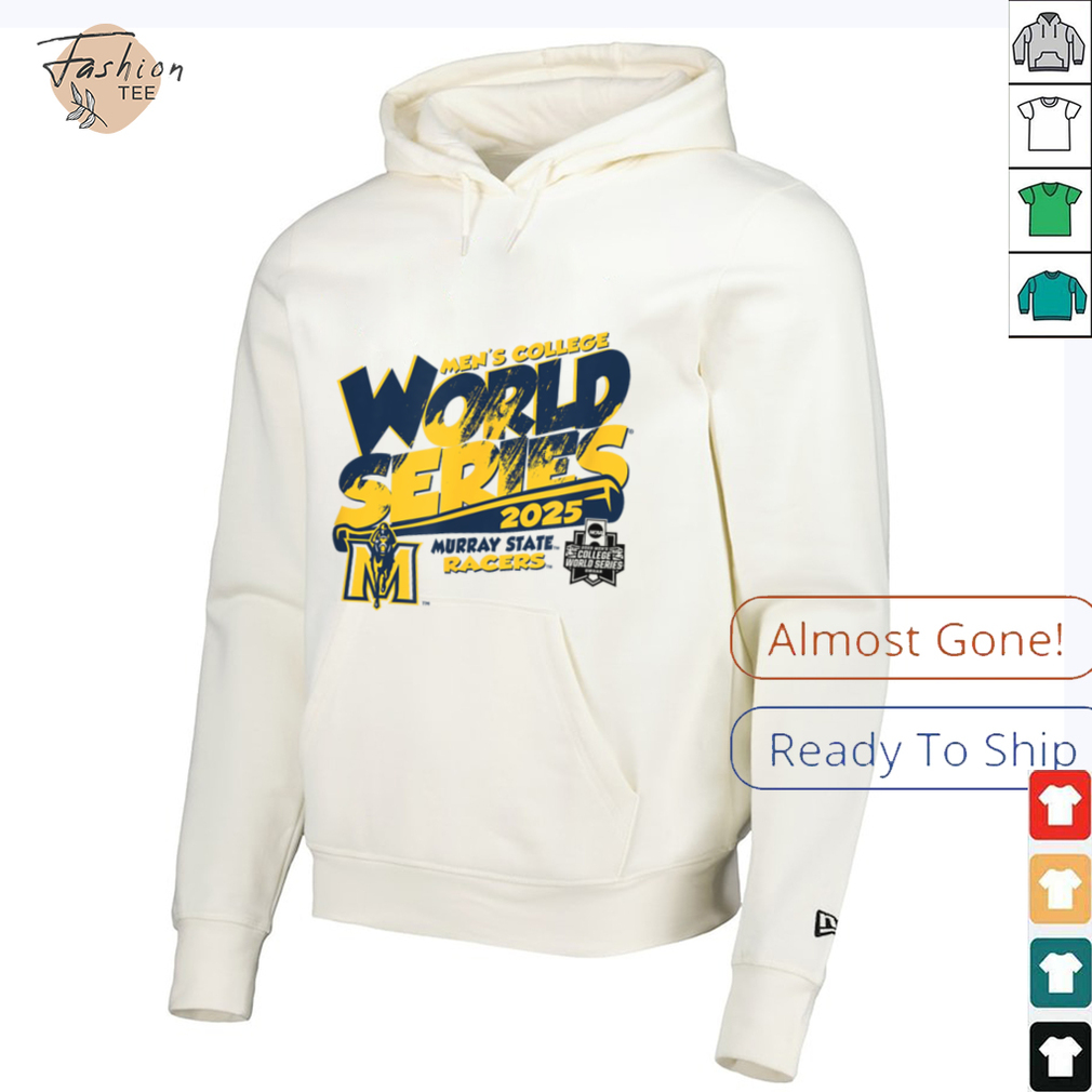 Murray State Racers MCWS 2025 College World Series White T Shirt Murray State Racers MCWS 2025 College World Series White T Shirt