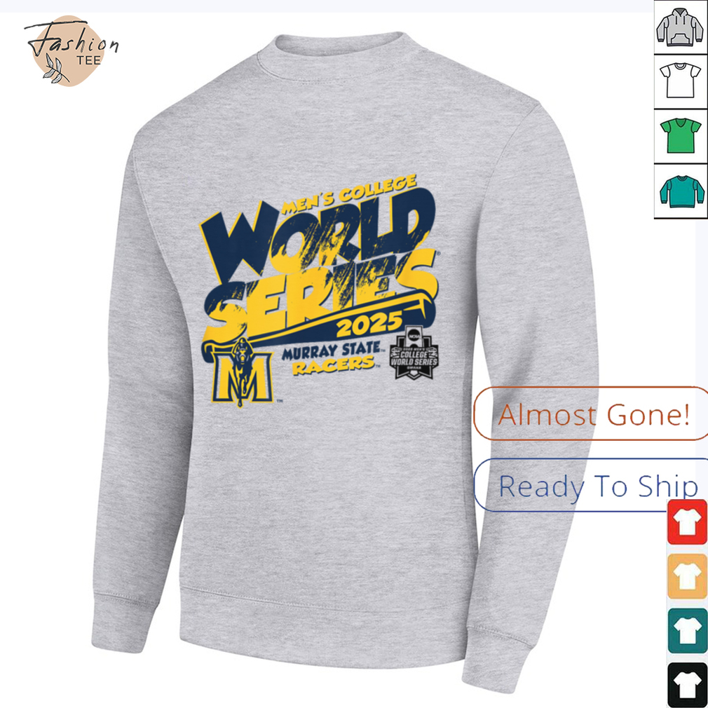 Murray State Racers MCWS 2025 College World Series White T Shirt Murray State Racers MCWS 2025 College World Series White T Shirt
