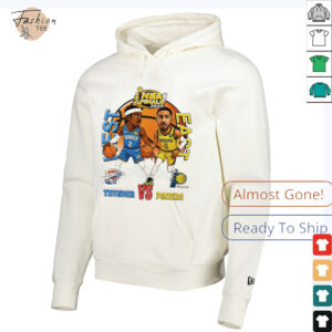 NBA Finals 2025 Shai Gilgeous Alexander OKC Thunder vs Tyrese Haliburton Indiana Pacers basketball cartoon shirt