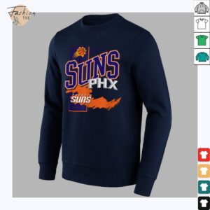 NBA Official Phoenix Suns Barred Player T Shirt