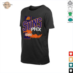 NBA Official Phoenix Suns Barred Player T Shirt