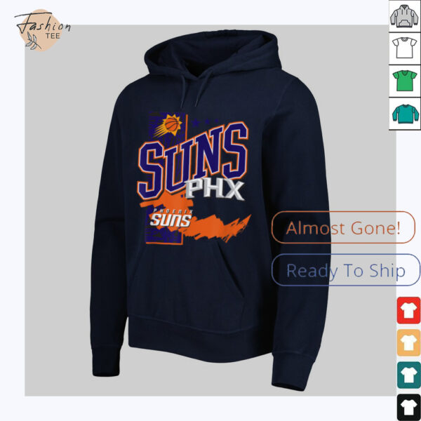 NBA Official Phoenix Suns Barred Player T Shirt