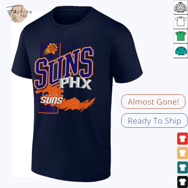 NBA Official Phoenix Suns Barred Player T Shirt