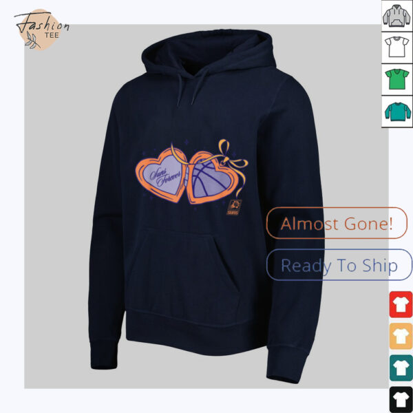 NBA Phoenix Suns Valentine’s Day Heart Locket T Shirt