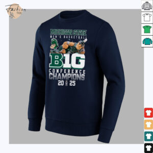 NCAA Michigan State Spartans Men’s Basketball B1G Conference Champions 2025 T Shirt