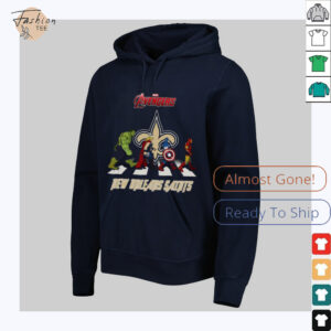 New Orleans Saints Marvel Avengers abbey road shirt