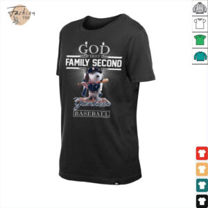 New York Yankees Shop Snoopy God First Family Second Then New York Yankees Baseball T Shirt